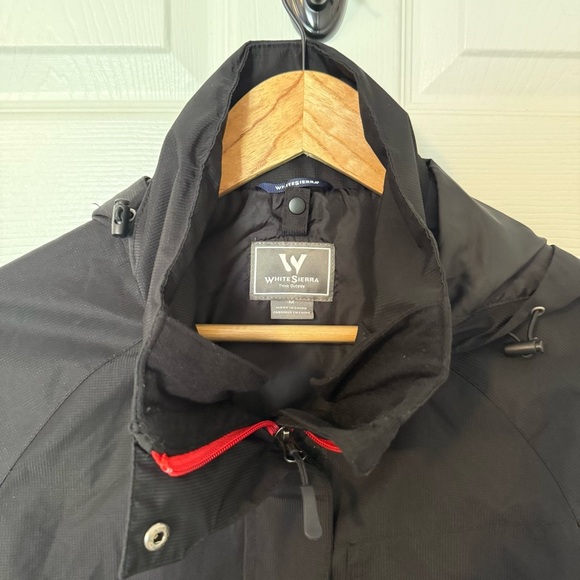 White Sierra Black Windbreaker Cold Weather Sports Womens Medium - Picture 4 of 7
